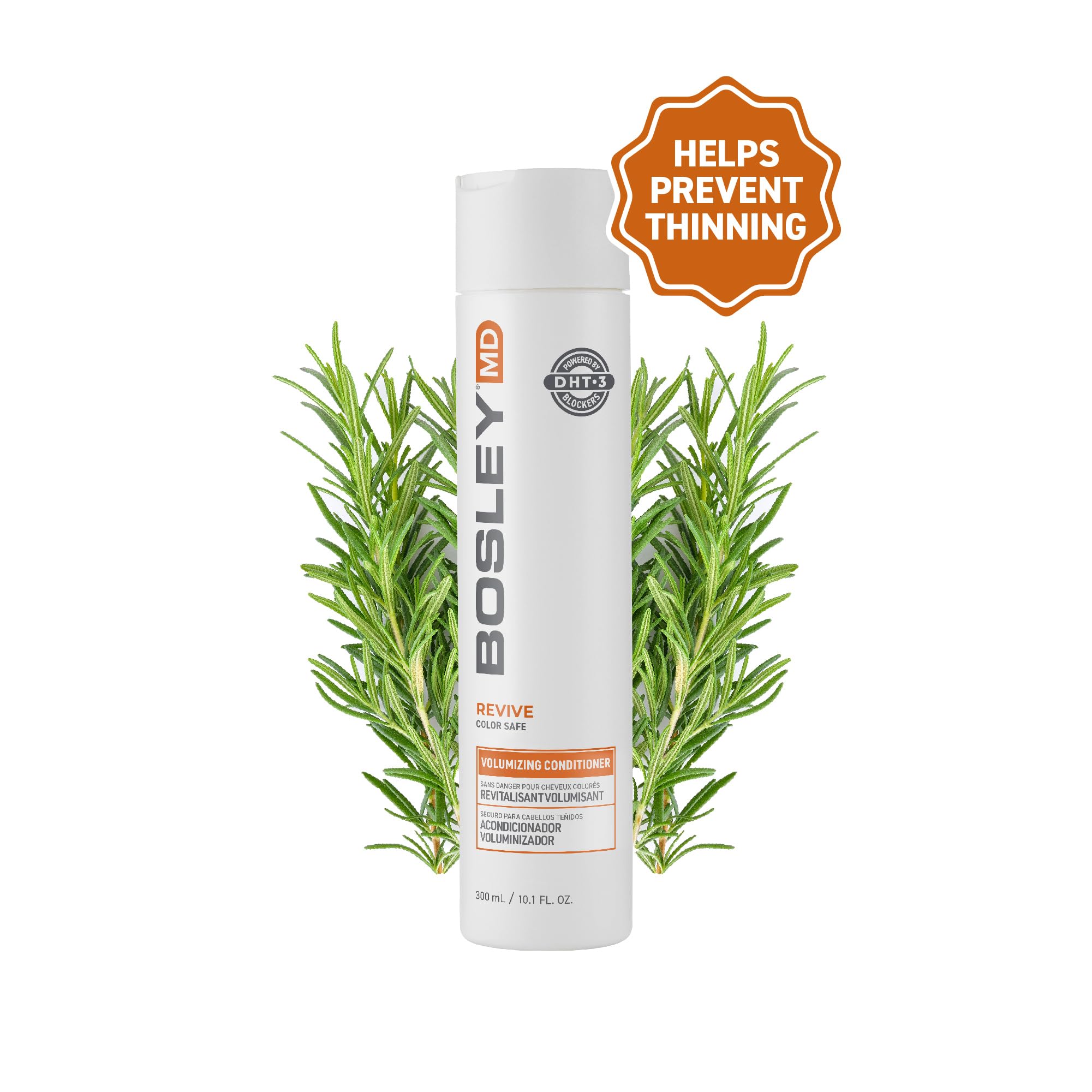 BosRevive bottle back label highlights vegan, sulfate-free formula for gentle cleansing.