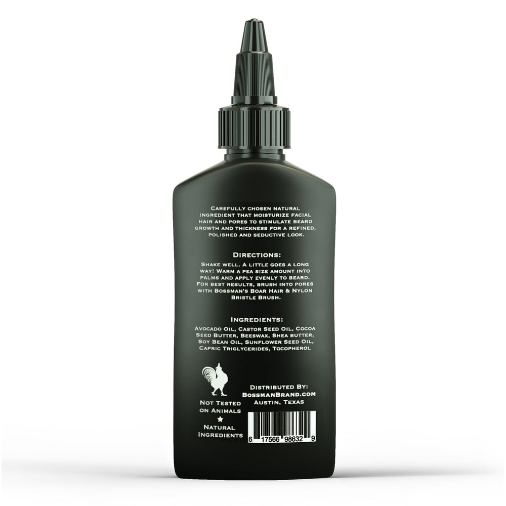 Clear bottle label design aids quick recognition on shelves.