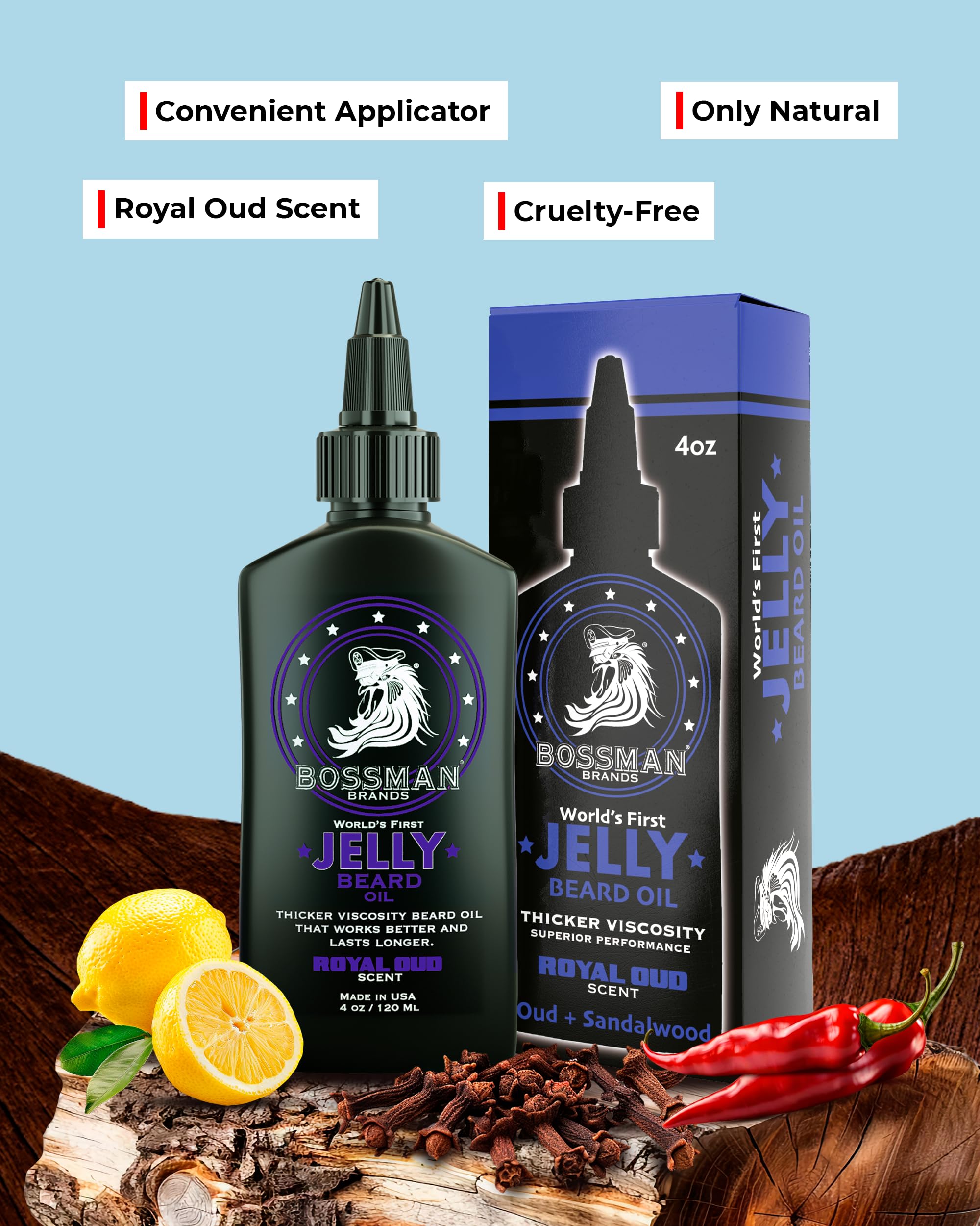 Natural ingredients like beeswax and oils hydrate beard roots