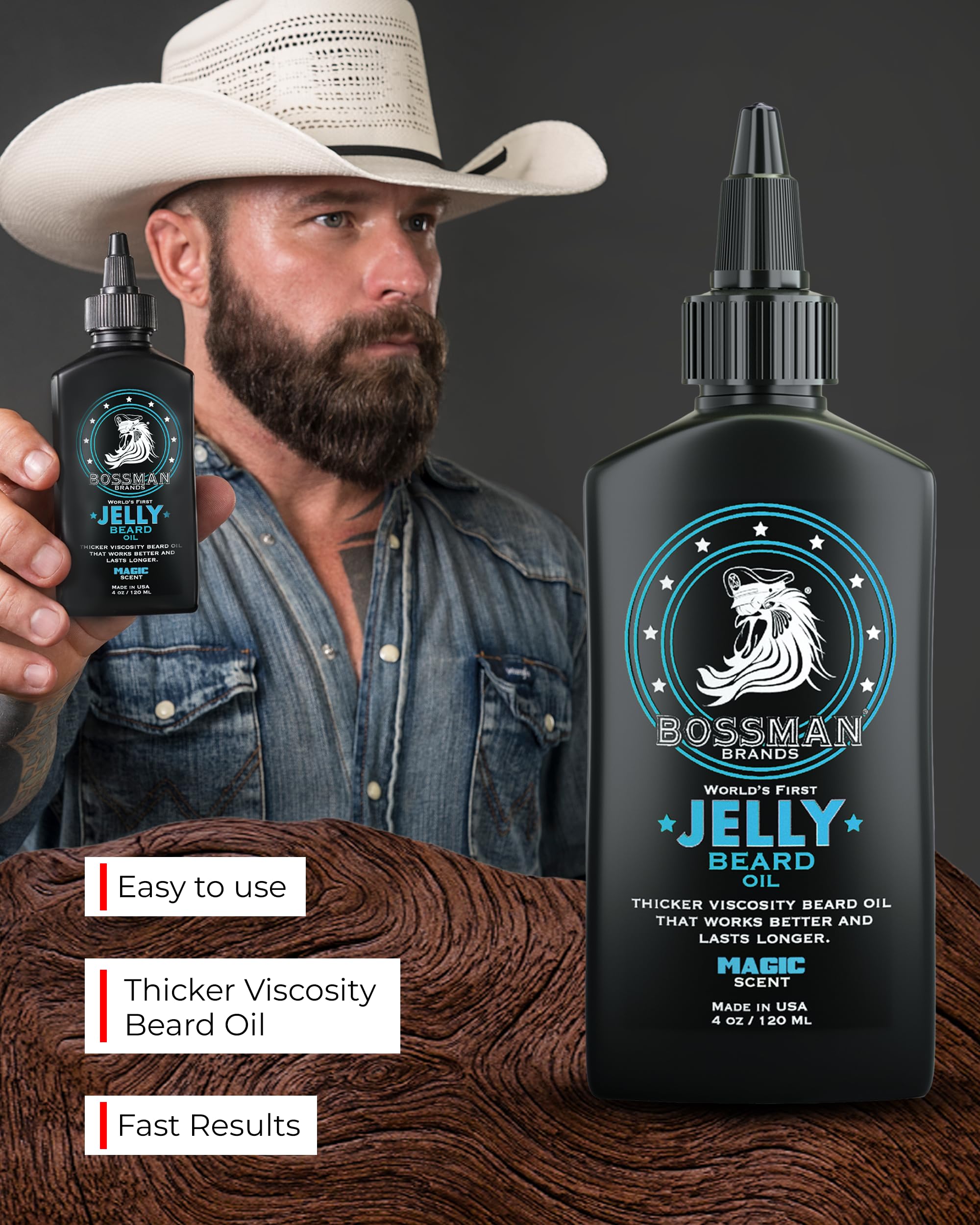 Label highlights natural ingredients: beeswax, avocado oil, and soybean oil