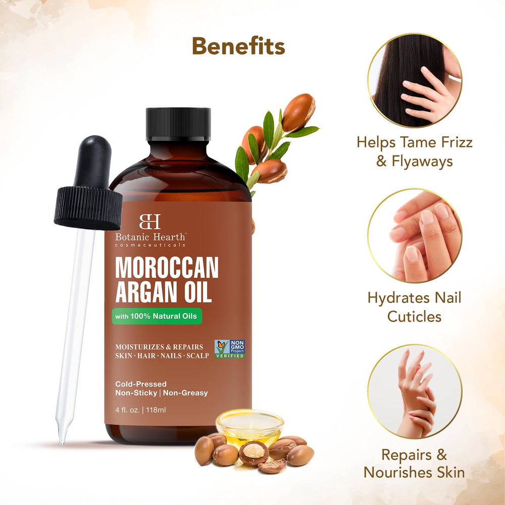 Botanic Hearth Aceite de Argán: dosificador para aplicar fácilmente.