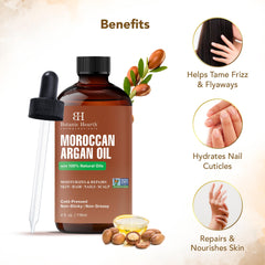 Botanic Hearth Aceite de Argán: dosificador para aplicar fácilmente.