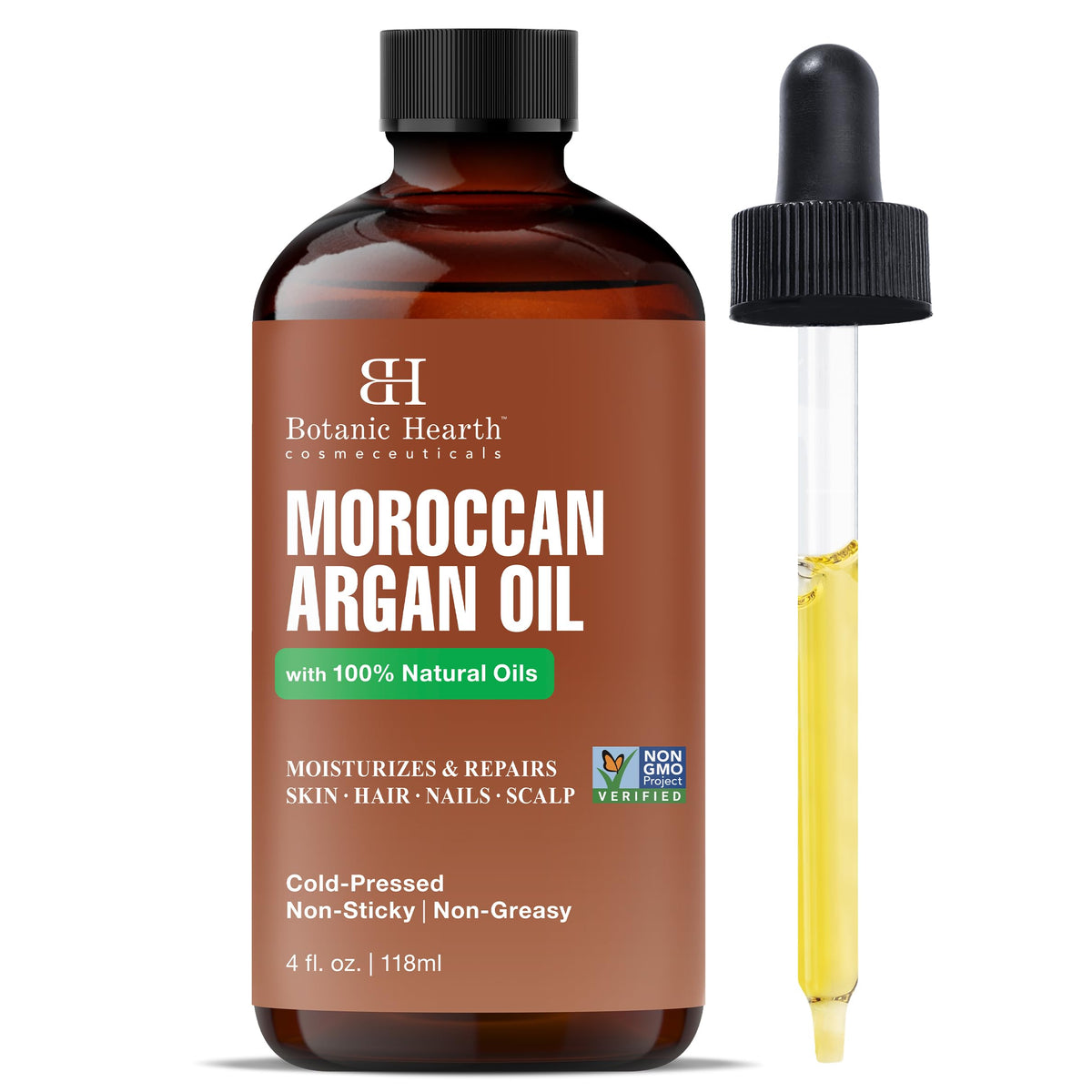 Botanic Hearth Aceite de Argán: bote para hidratar el cabello.