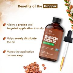 Botanic Hearth Aceite de Argán: control del frizz para cabello manejable.