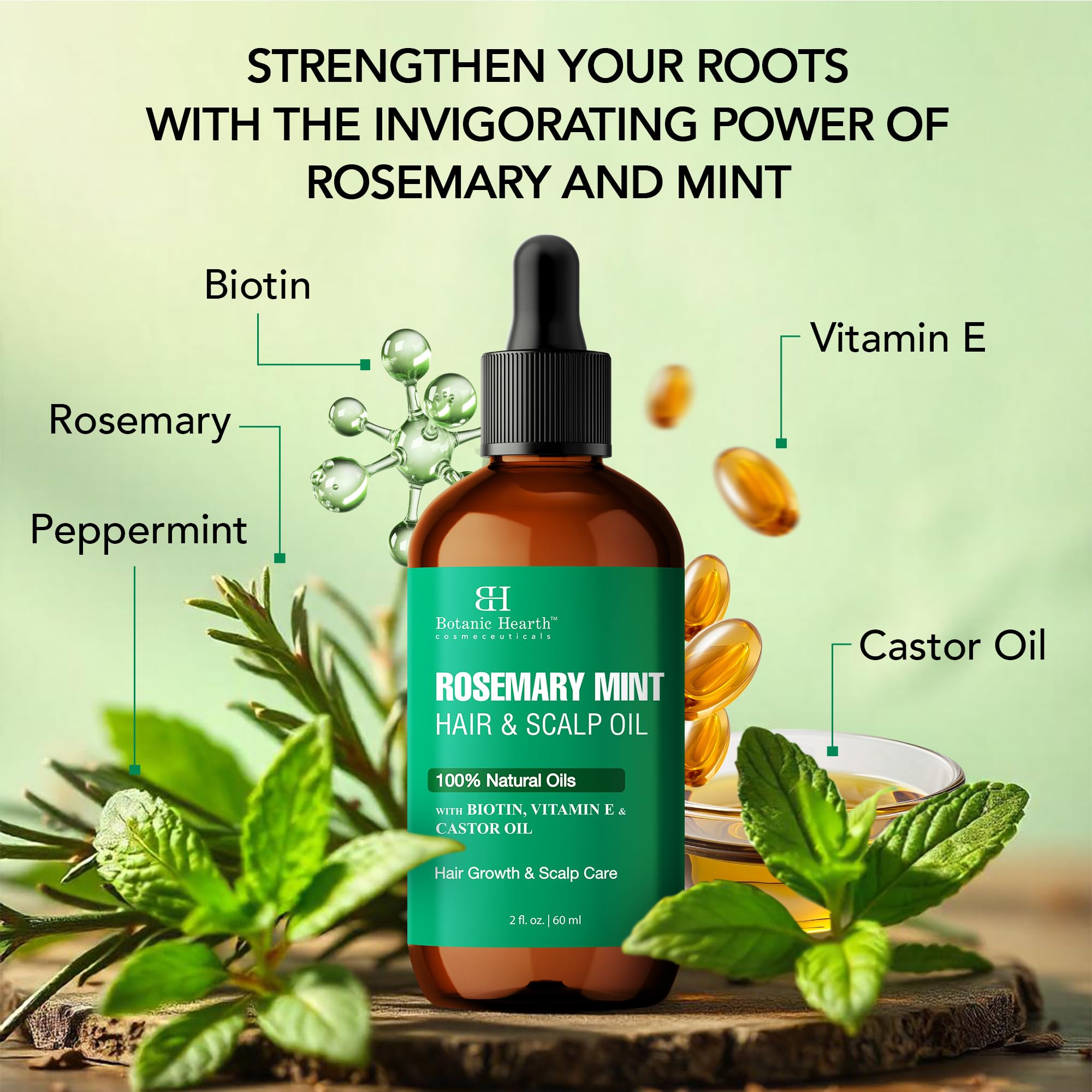 Botanic Hearth Aceite capilar nutre el cuero cabelludo y aporta hidratación.