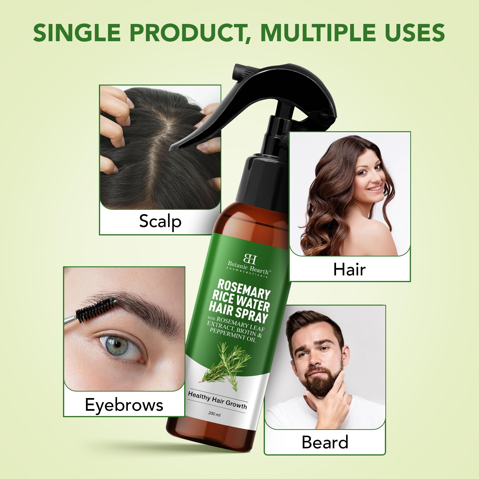 Botanic Hearth apoyo al crecimiento capilar para hombres y mujeres.