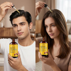 Aplicación en cuero cabelludo para cabello más fuerte.