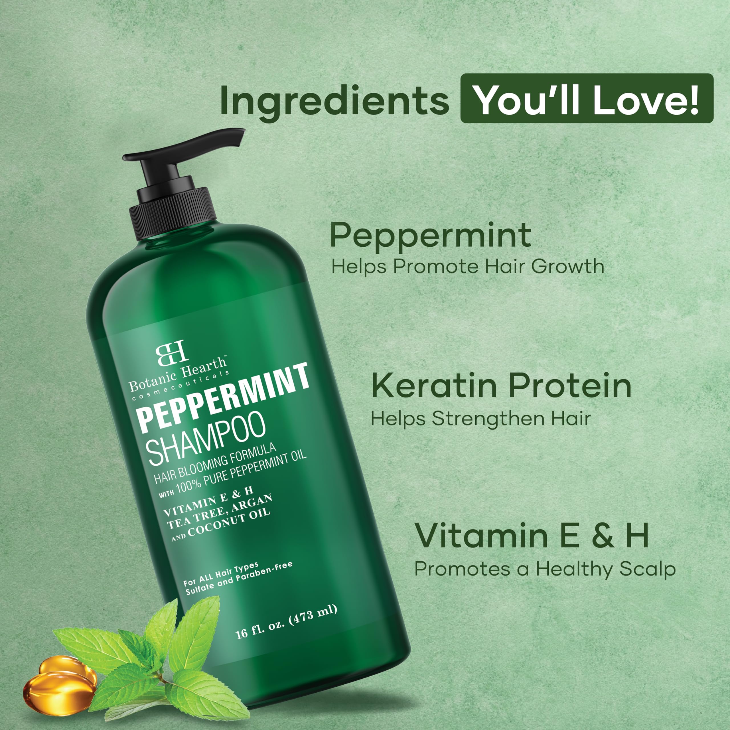 Botanic Hearth Champú de Menta beneficios: cuidado potencial para cuero cabelludo y fibra capilar