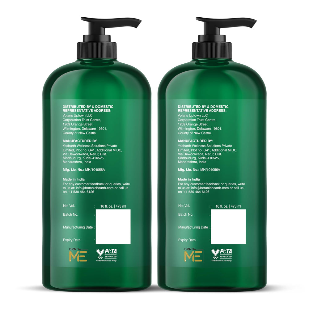 Botanic Hearth conditioner application on hair close-up for detangling ease