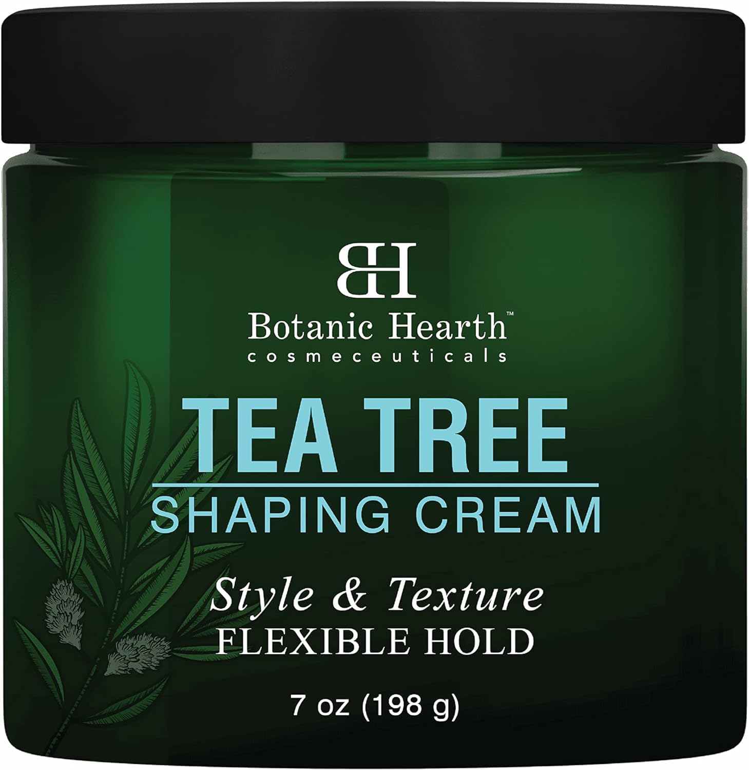 Botanic Hearth Crema de Árbol de Té: bote para peinado con sujeción flexible