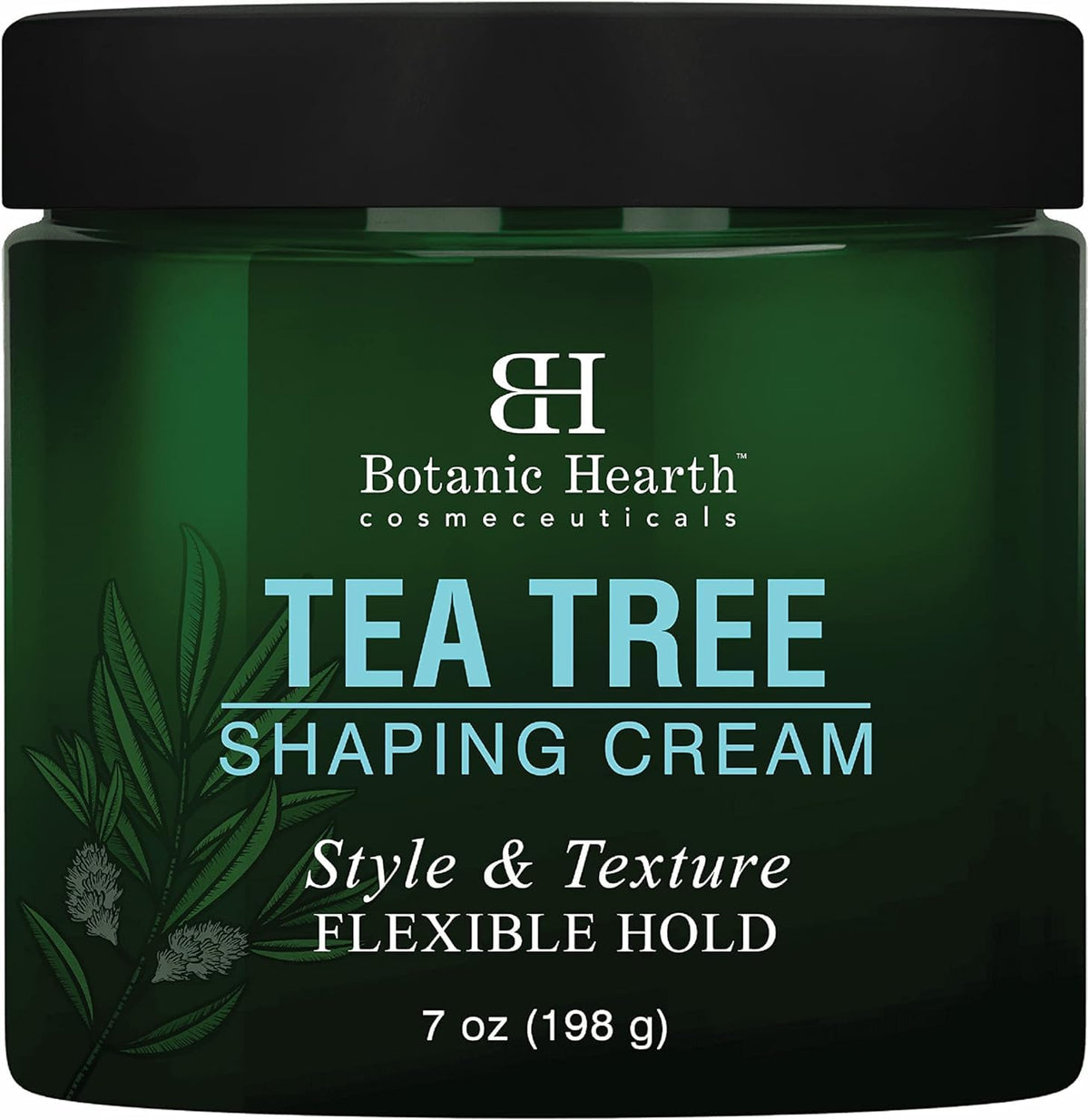 Botanic Hearth Crema de Árbol de Té: bote para peinado con sujeción flexible