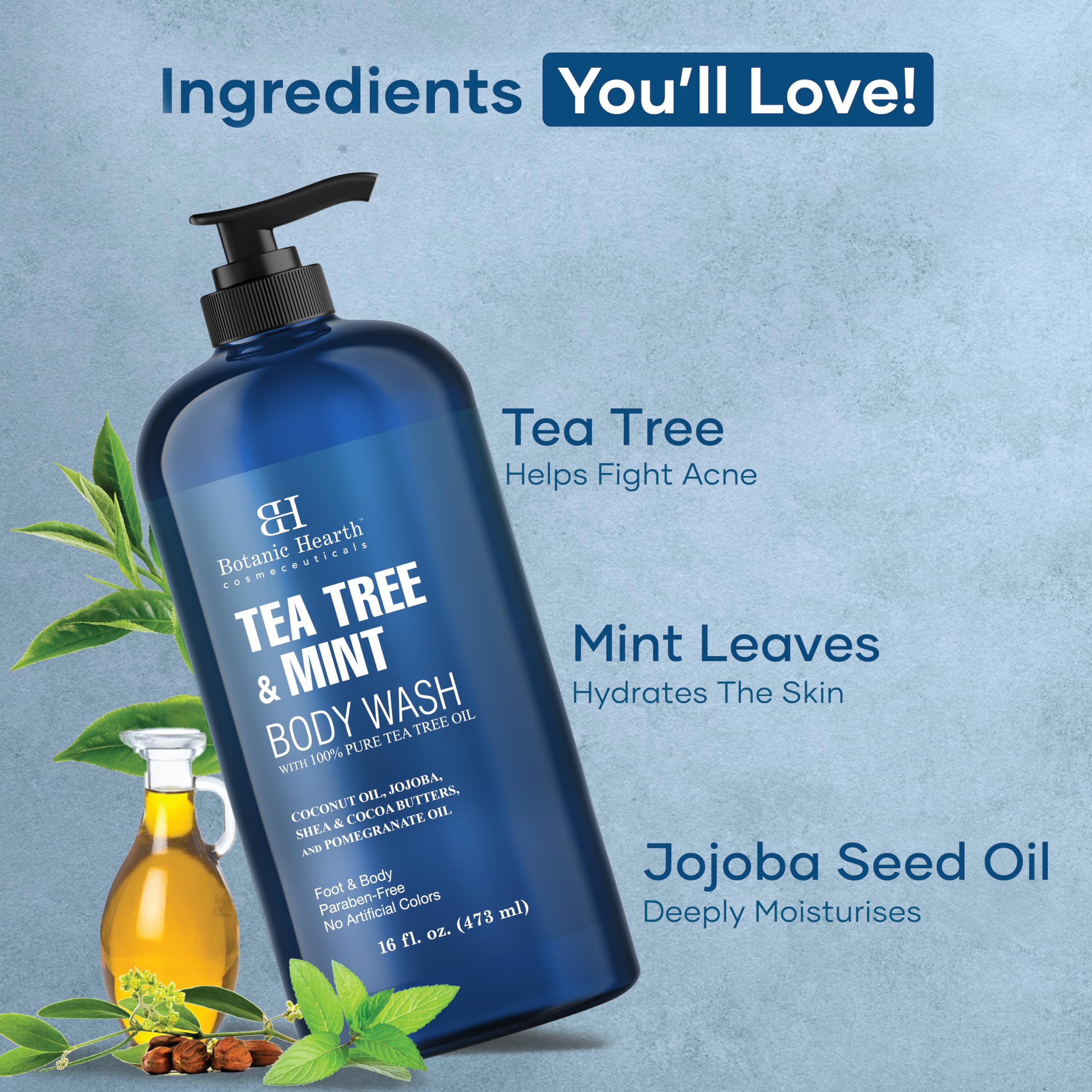 Botanic Hearth hojas de menta para una sensación refrescante