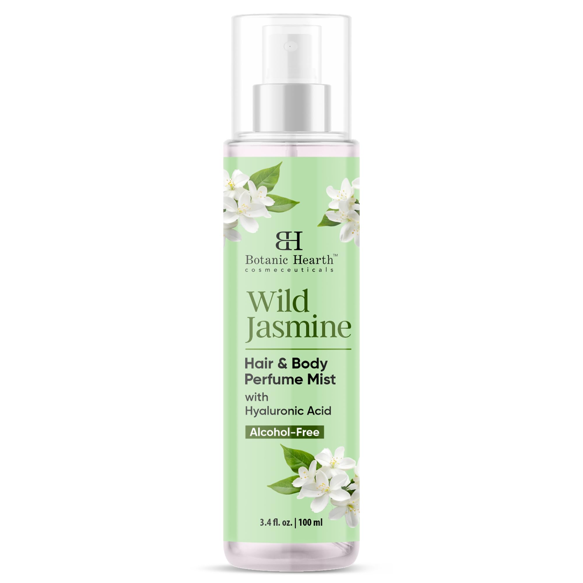Botanic Hearth Jasmine Mist on wrist for quick fragrance boost