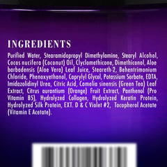 Botanic Hearth Mascara Purpura aplicación suave para rubio plateado.