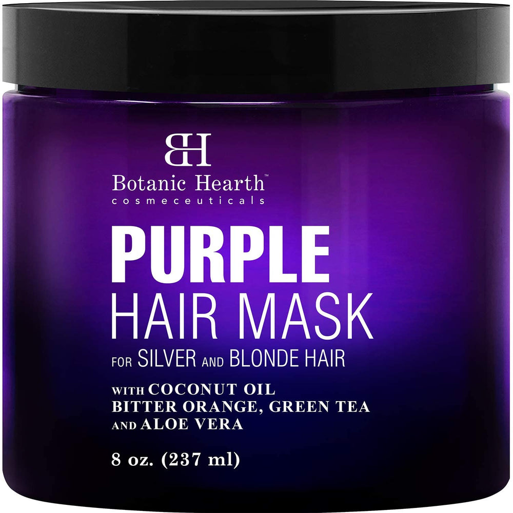 Botanic Hearth Mascara Purpura, botella de 8 oz para tonos rubios.