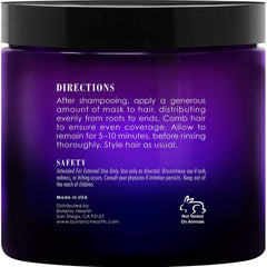 Botanic Hearth Mascara Purpura textura cremosa para acondicionar.