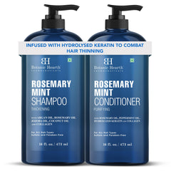 Botanic Hearth Rosemary Mint Conditioner bottle designed for smooth, lightweight conditioning
