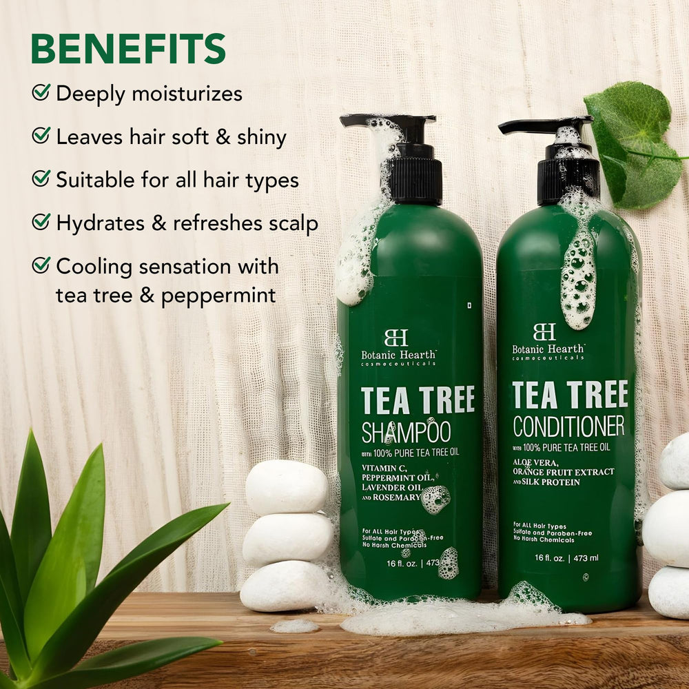 Botanic Hearth scalp refresh scene with lathered wash and rinse