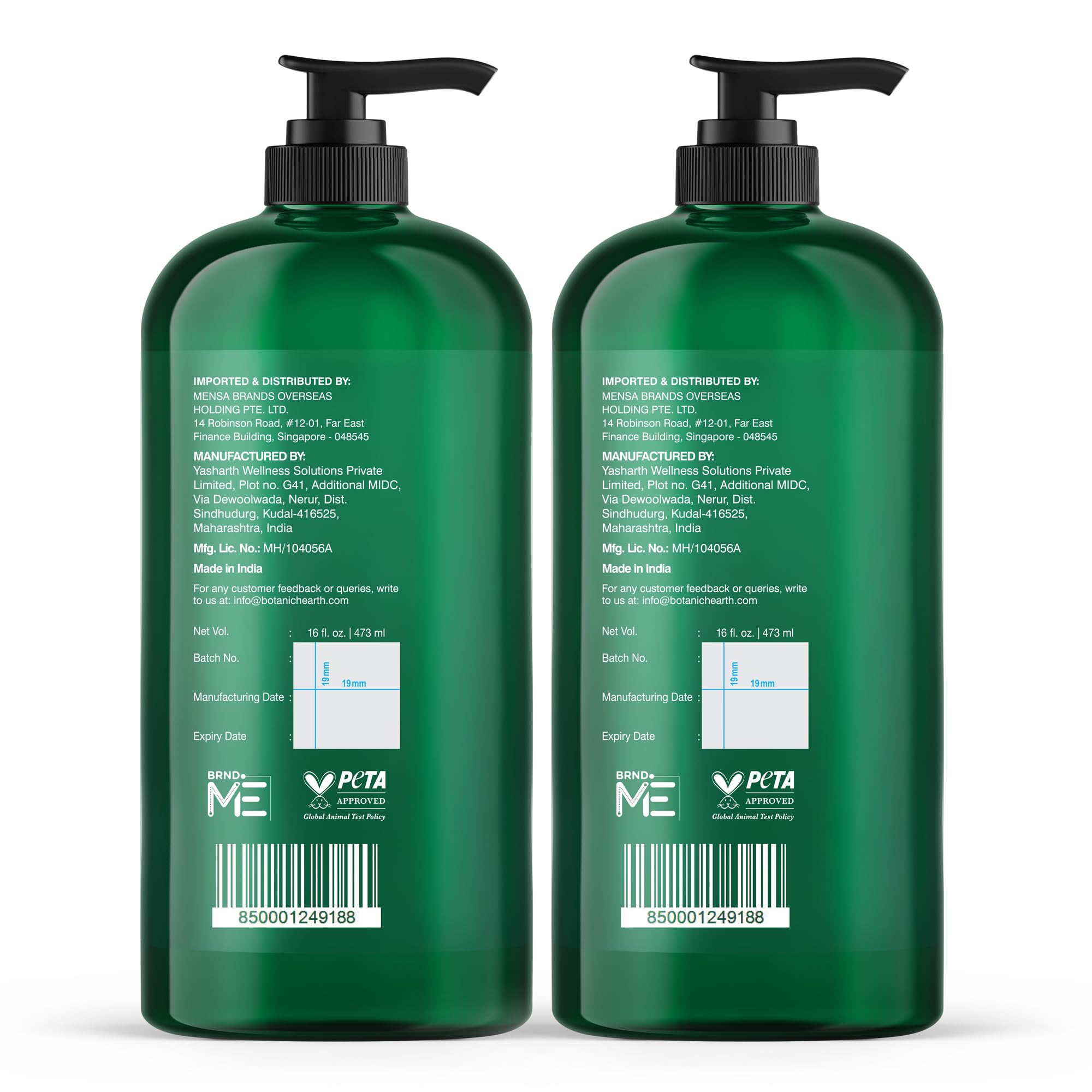 Botanic Hearth Tea Tree Body Wash helps soften dry skin.