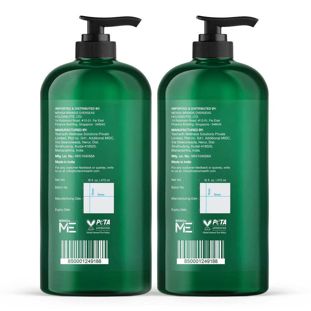 Botanic Hearth Tea Tree Body Wash helps soften dry skin.