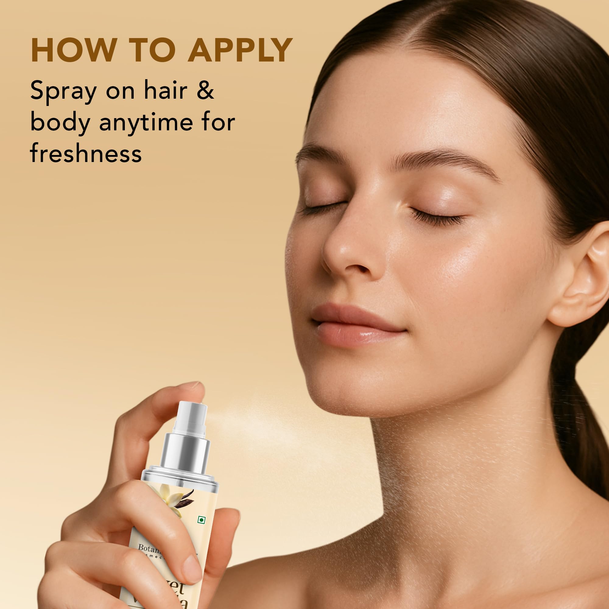 Botanic Hearth Vanilla Mist close-up, warm vanilla aroma for any moment