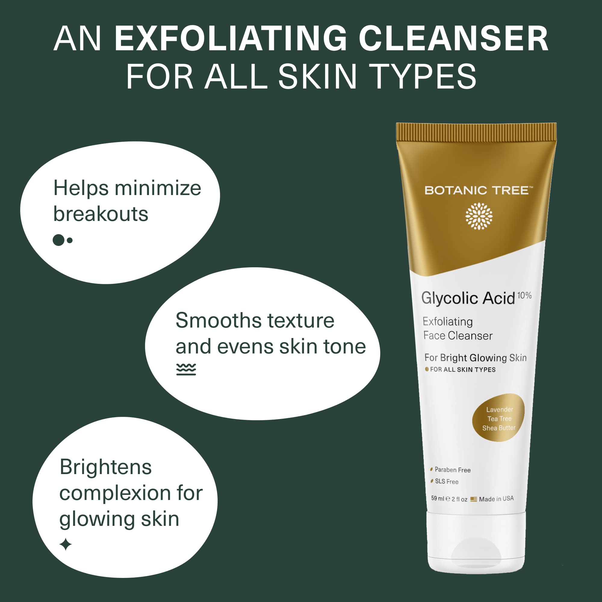 Botanic Tree Salicylic Acid cleanser targets oil and breakouts with balanced formula.