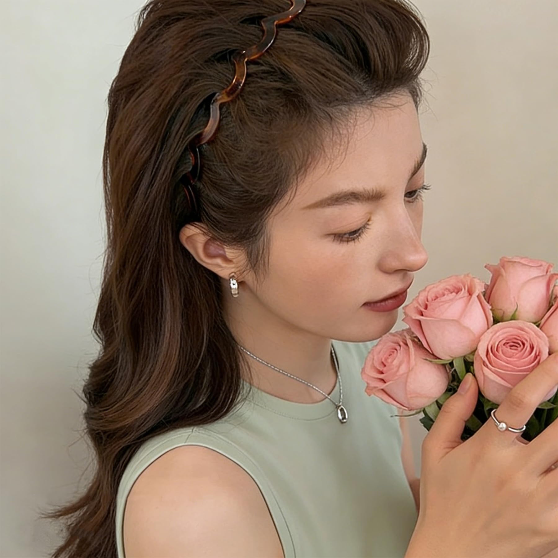 Botanikind headbands flipped for braided-style looks on the go.