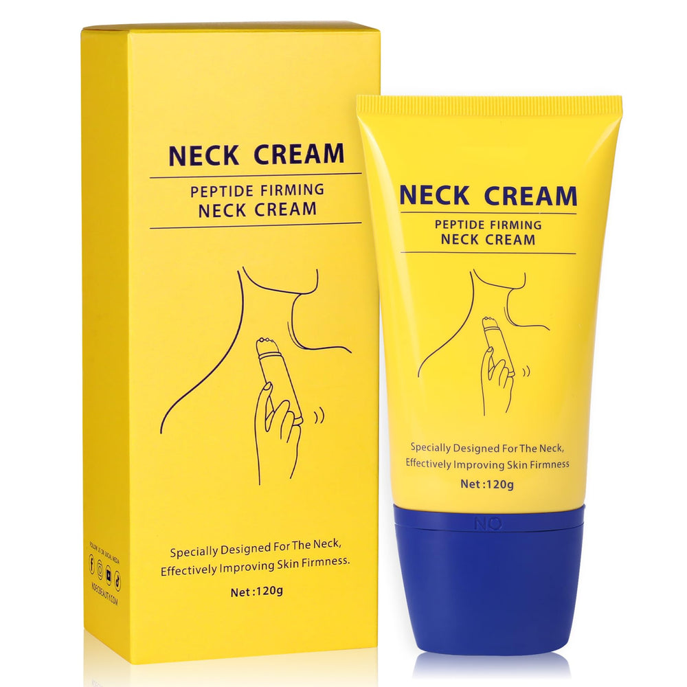 Botanikind Crema Cuello con Rodillo de Masaje para absorción rápida y firmeza.
