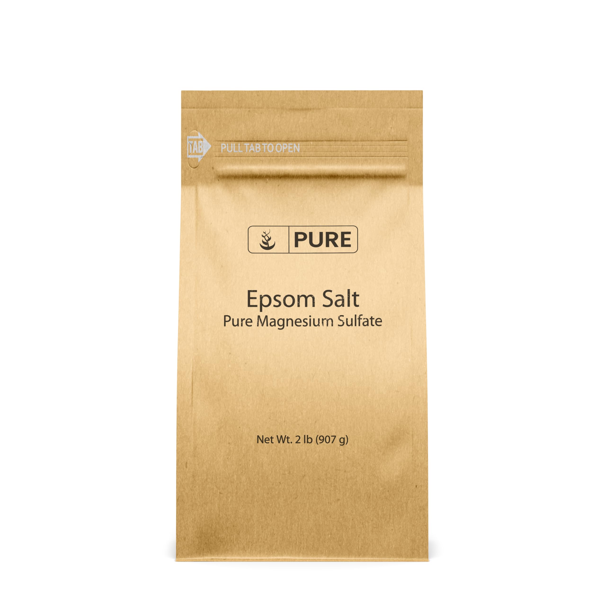 Pure Original Ingredients sal Epsom en bote de 2 libras para uso versátil en casa