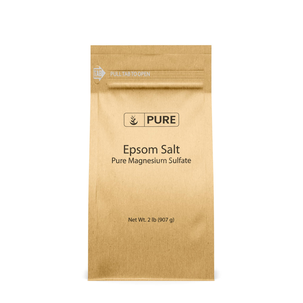 Pure Original Ingredients sal Epsom en bote de 2 libras para uso versátil en casa
