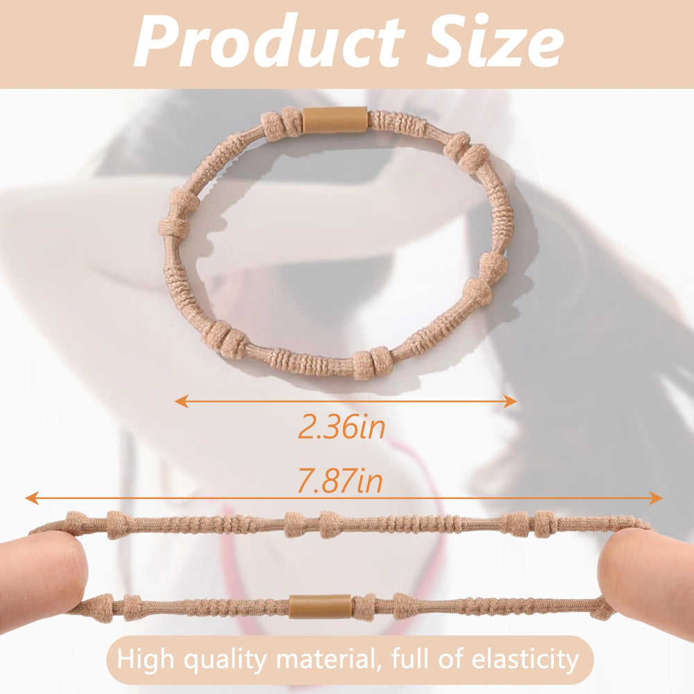 Bouiexye pulseras para pelo boho, estilo 02, cómodas y sin dañar.