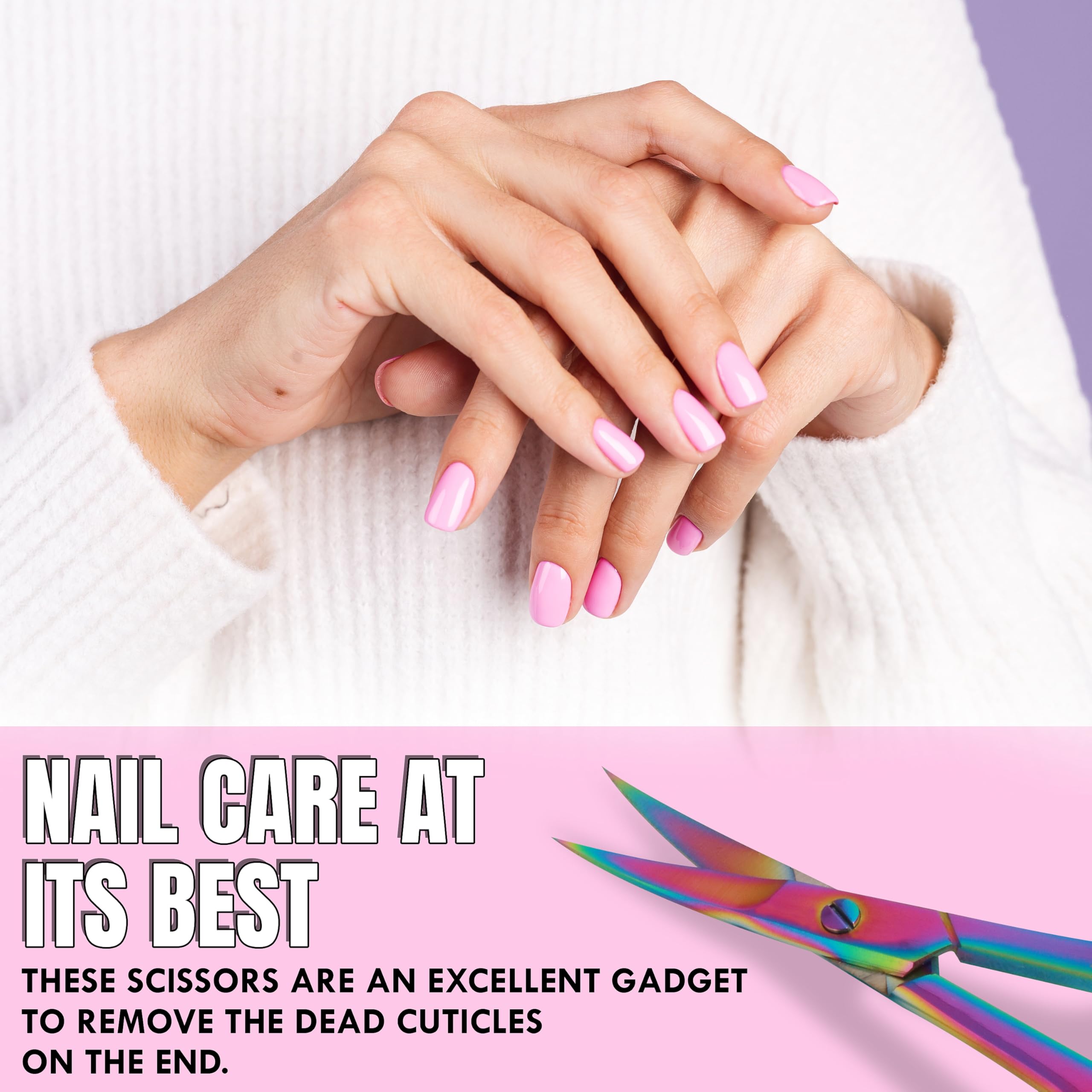 Boujee Trends nail scissors compact design for travel grooming