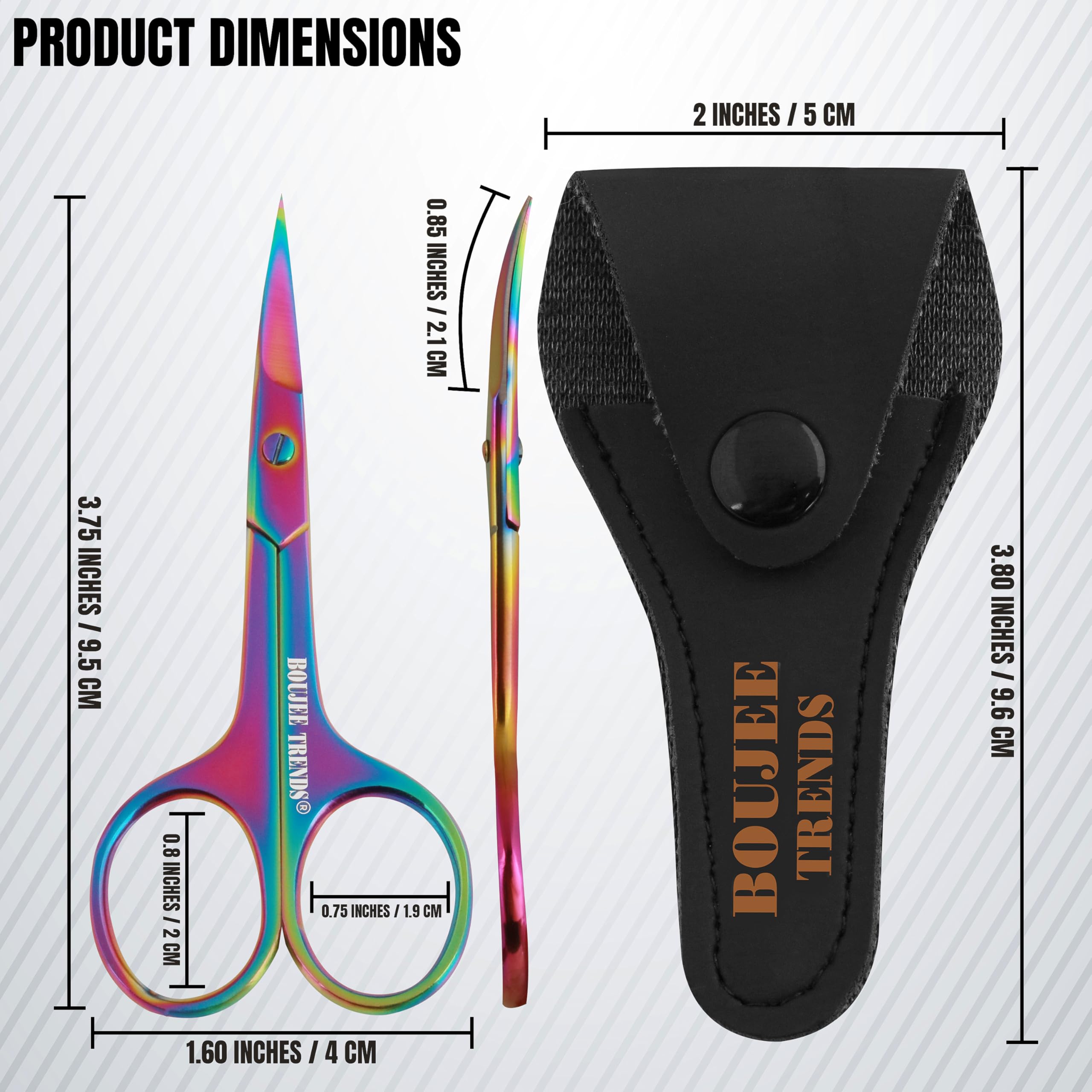 Boujee Trends nail scissors cuticle detail for nail prep