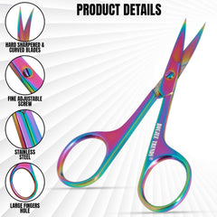 Boujee Trends nail scissors eyebrow grooming for precise shaping