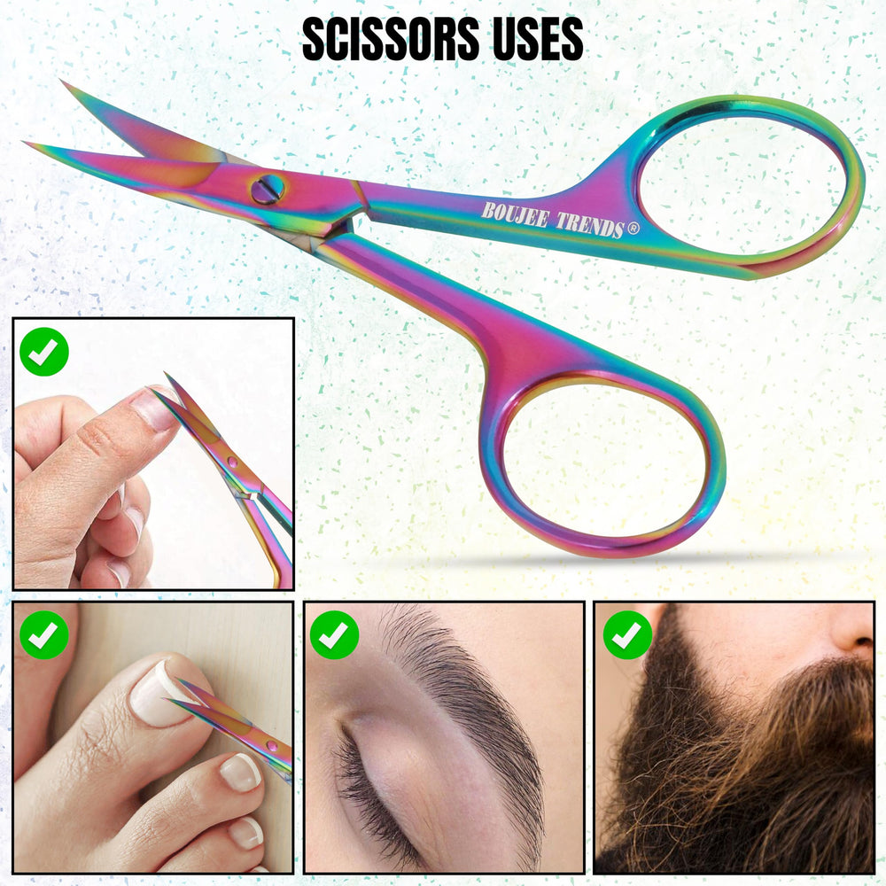 Boujee Trends nail scissors nose hair trim for delicate use