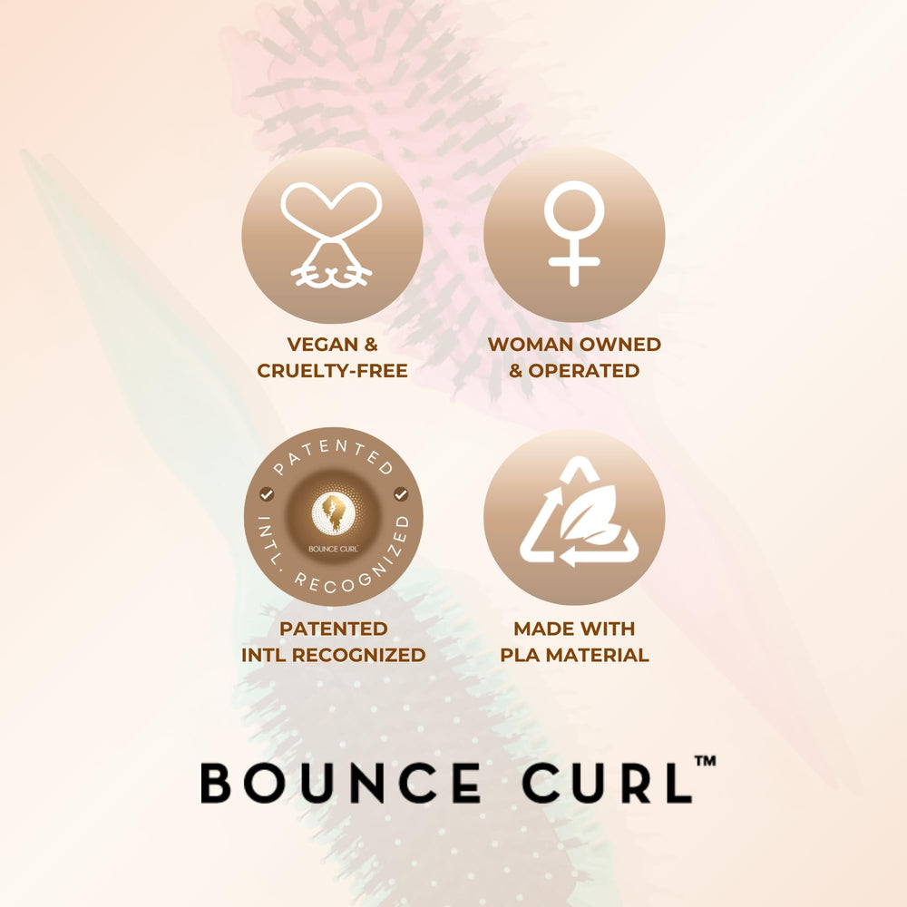 Bounce Curl Define EdgeLift Brush ventilation hole detail for quick drying after use