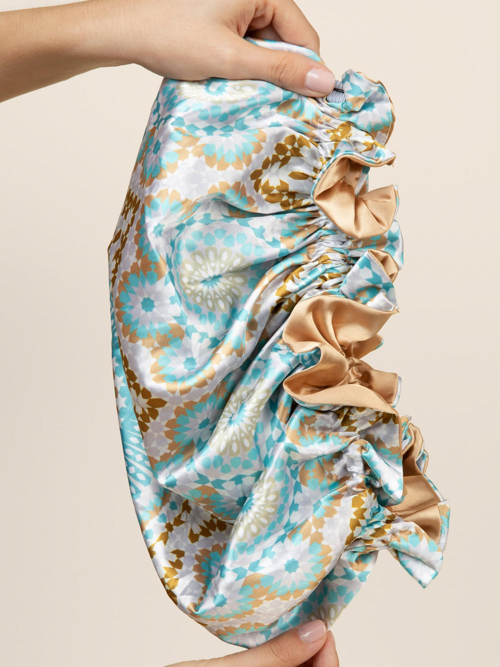 Bounce Curl delicate cycle care keeps satin softness after washing