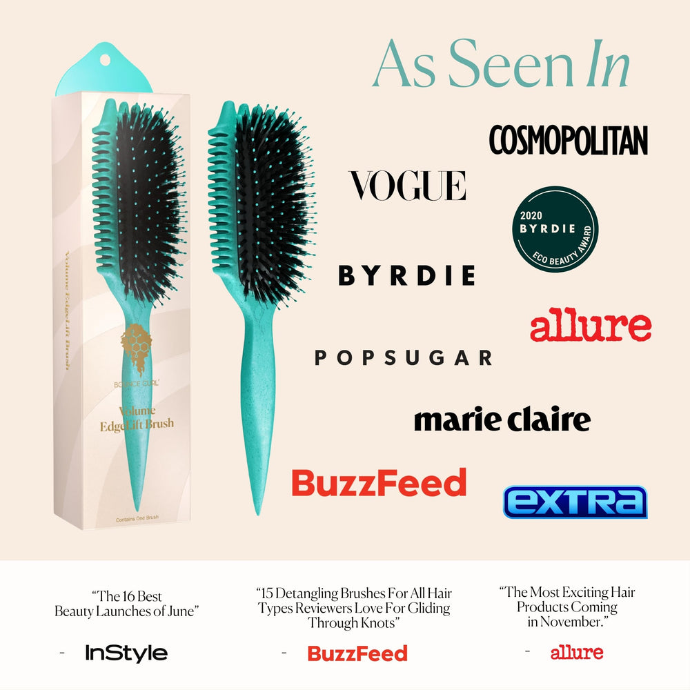Bounce Curl Volume EdgeLift Brush curls area shows body and lift.