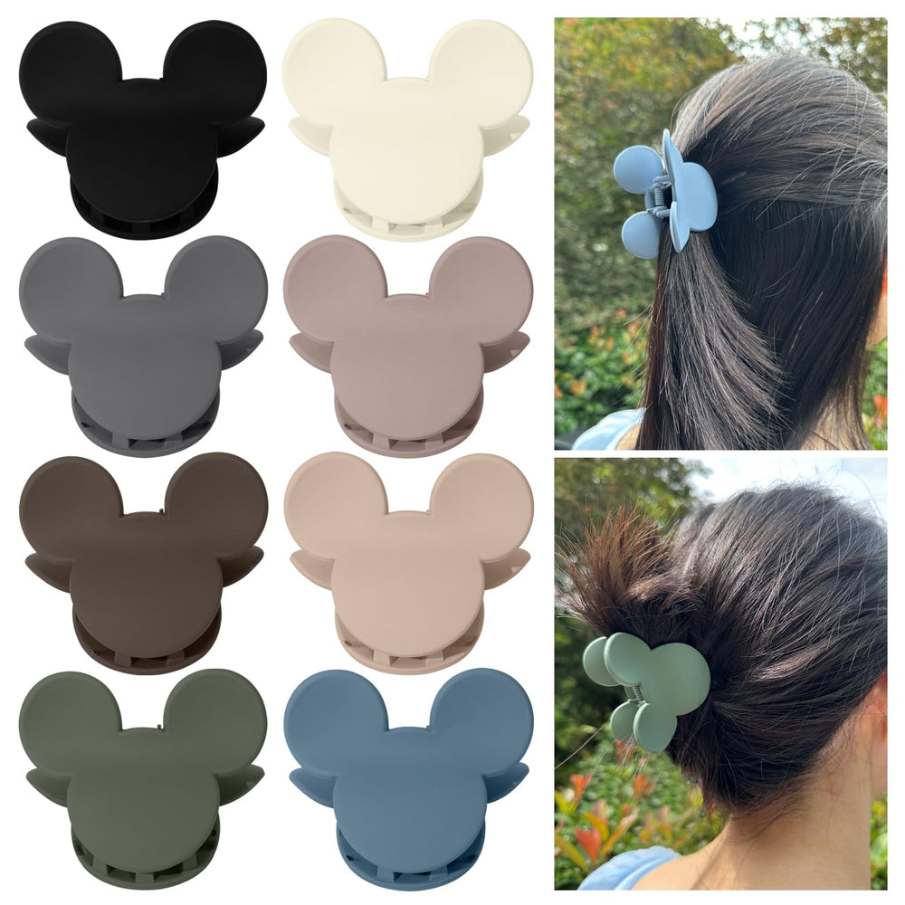 BOUNIQ clip de pelo orejas de ratón, acabado mate y agarre seguro.