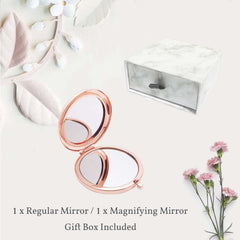 BoutikPro dual mirror offers regular and magnifying views for detail checks
