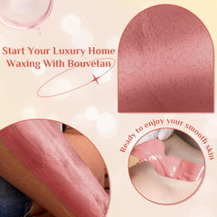Bouvetan wax beads for sensitive skin reduce irritation during underarm waxing.
