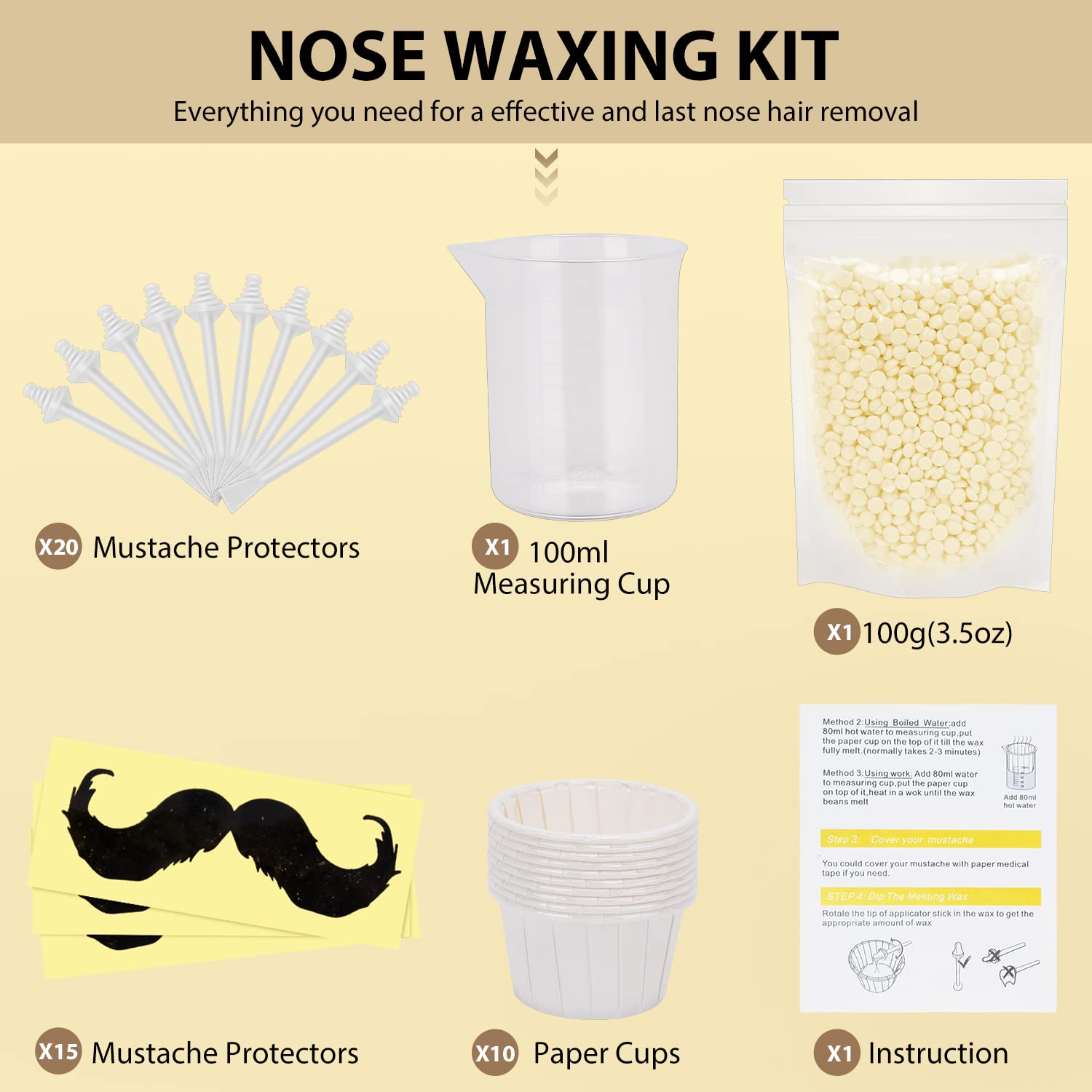Bouvetan instruction manual guides safe, simple waxing steps.