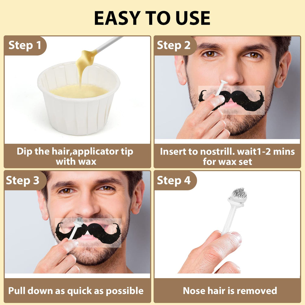 Bouvetan measuring cup ensures accurate wax portions.
