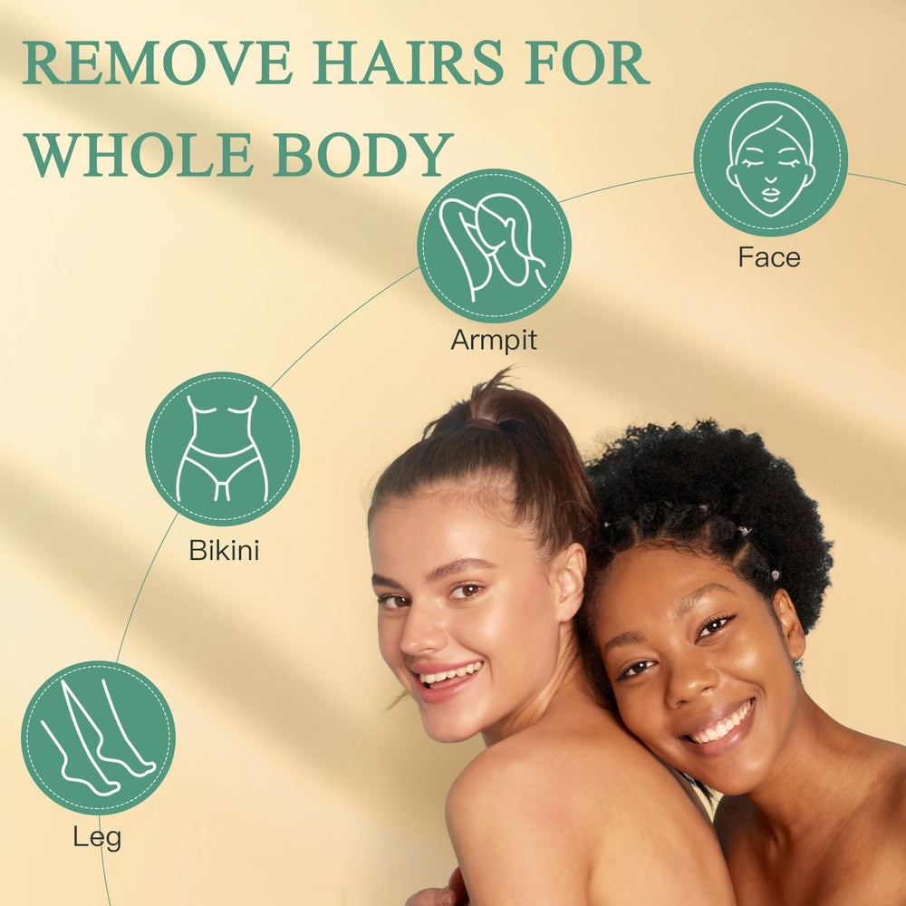 Bouvetan wax beads provide long-lasting smoothness for 3-6 weeks.