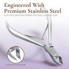BOXGROVE Beauty Cuticle Nipper showing double spring for smooth, controlled cutting.