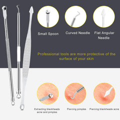 Boxoyx 420 stainless steel pimple extractor designed for durable, rust-free use.