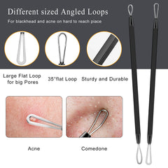 Boxoyx blackhead remover ergonomic non-slip handle for controlled, precise pore cleanups.