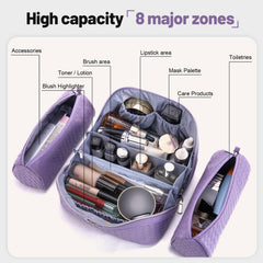 BOYATU 3-piece set interior layout, organized compartments for easy access.