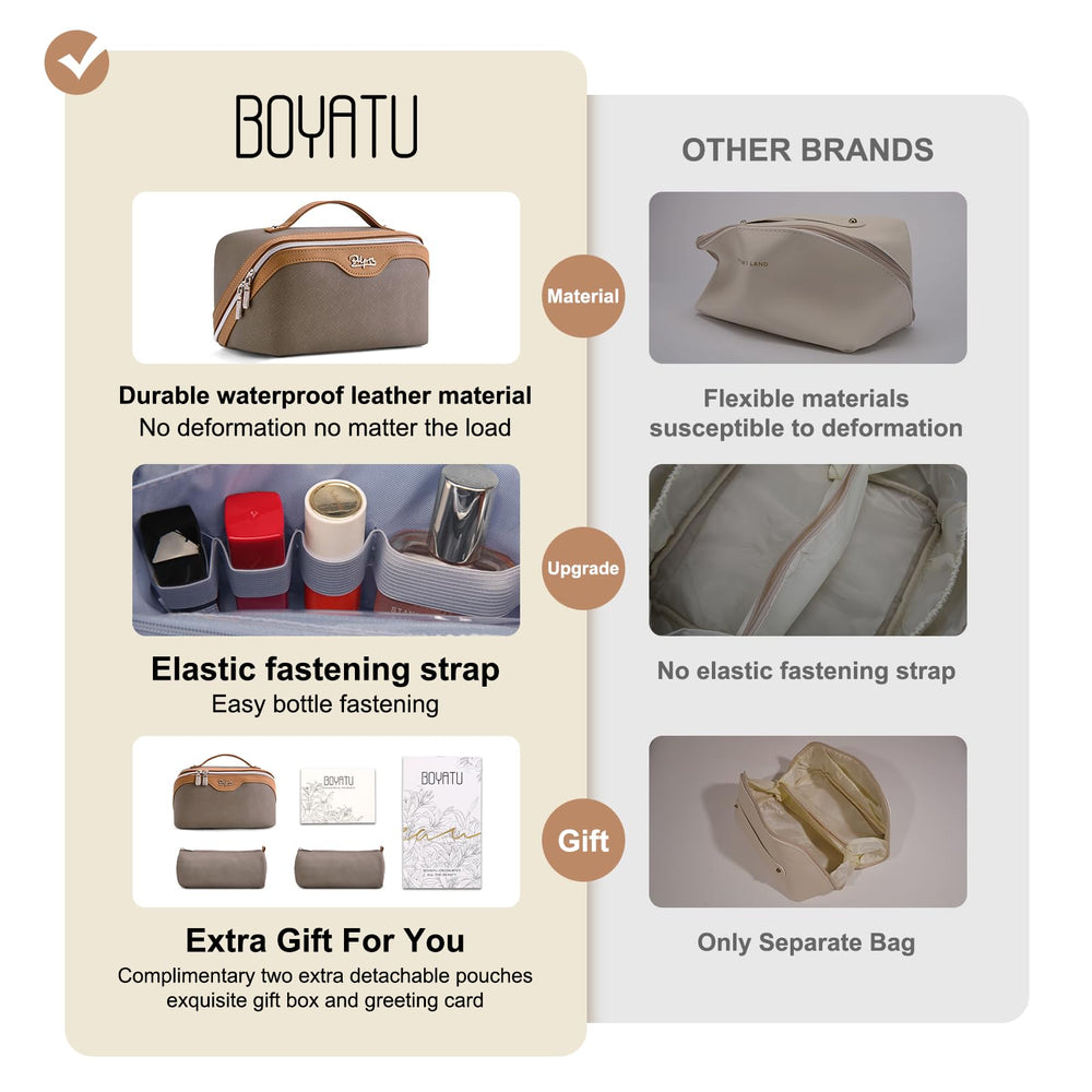 BOYATU gift-ready packaging in grey, ideal for travel-loving women.