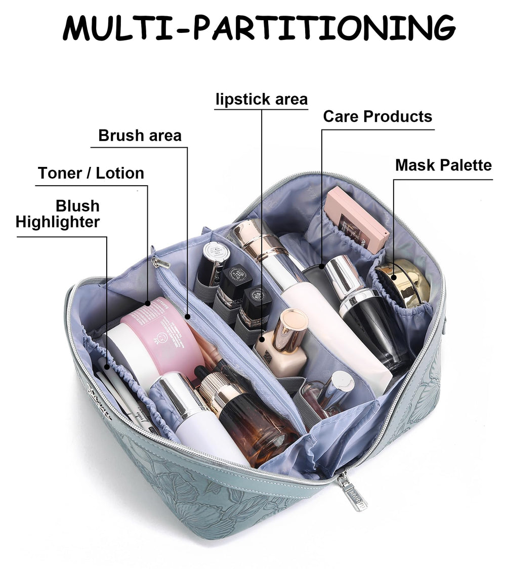BOYATU two small pouches for compact cosmetics storage